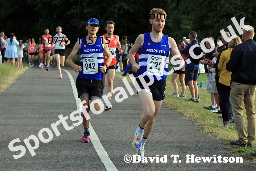 Mens 2022 Sunderland 5k Road Races, Silksworth, Sunderland, Thursday, july 21st, Photo: David T. Hewitson/Sports for All Pics
